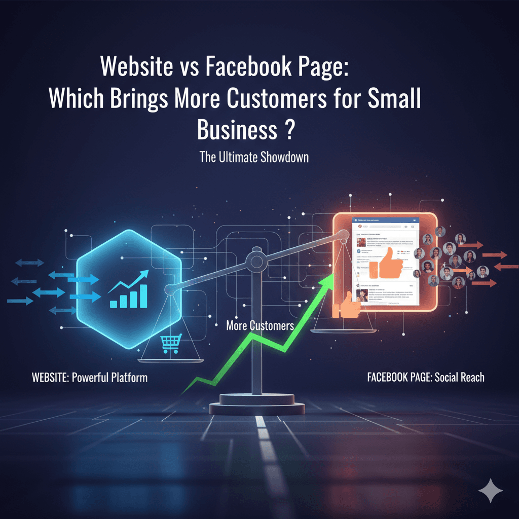 Website vs Facebook Page: Which Brings More Customers for Small Businesses?
